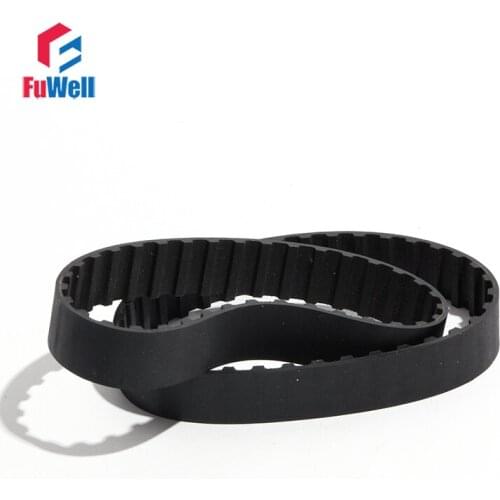 L Type Timing Belt Black Rubber Gear Pulley Belt 12.7/15/20/25/30/38mm Belt Width 86L/100L/112L/120L/140L Transmission Belt