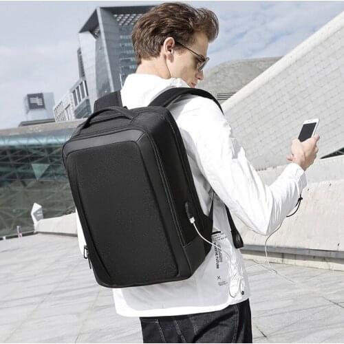 New Mens Backpacks 17 inch Laptop Backpack USB Charging Backbag Travel Daypacks Male School Backpack Theft Bagpack Mochila