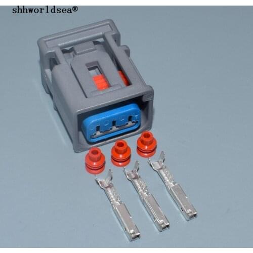 Shhworldsea 3pin 2.2mm Ignition Coil High Pressure Bundle Plug connectors for Ford 1W7T-14A464-MA