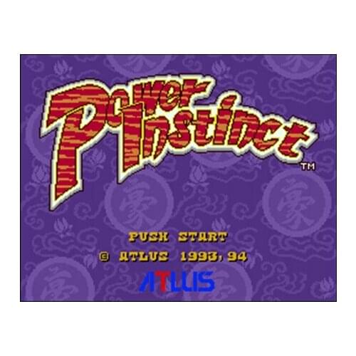 Power Instinct NTSC Version 16 Bit 46 Pin Big Gray Game Card For USA Game Players