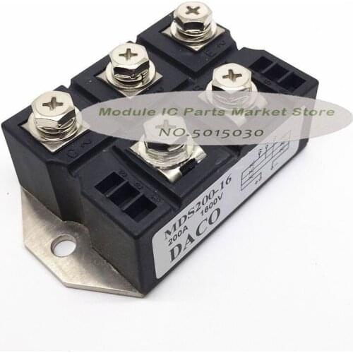 Three-phase Rectifier Module MDS100-16 MDS150-16 MDS200-16 MDS100A1600V MDS150A1600V MDS200A1600V