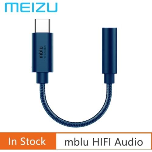 Meizu HiFi DAC Earphone Amplifier Type-C to 3.5mm audio adapter Cirrus Logic CS43131 Chip 600ou PCM 32bit/384k DSD 128