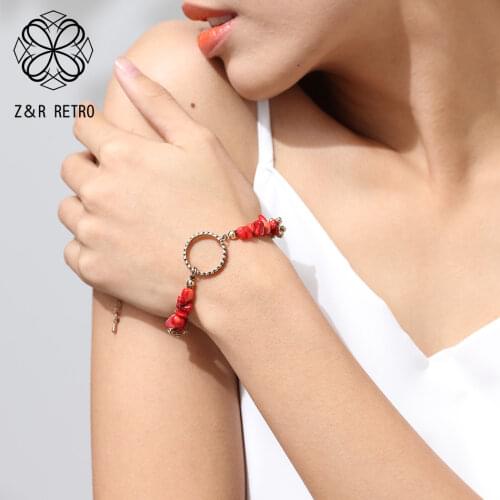 Color Stone Beads Bracelets Body Costume Jewelry For Women Statement Bracelet & Bangle Aesthetic Accessories The Gift To Friends