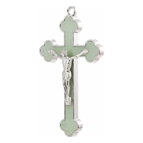 WholesaleDIY Accessories For Jewelry Cross Jesus TagChristmas Gifts Zinc Alloy Material Manufacturing Jewelry Making9.5CM