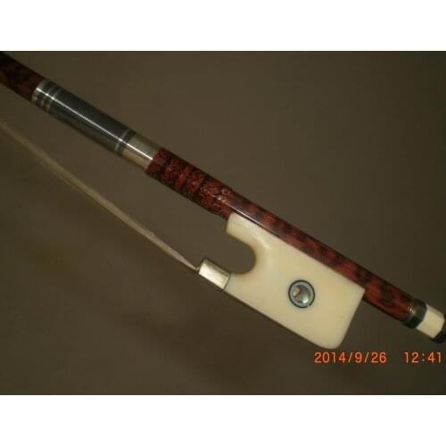 1 PC Quality Snake Wood Cello Bow 4/4 with OX Frog and White bow hair