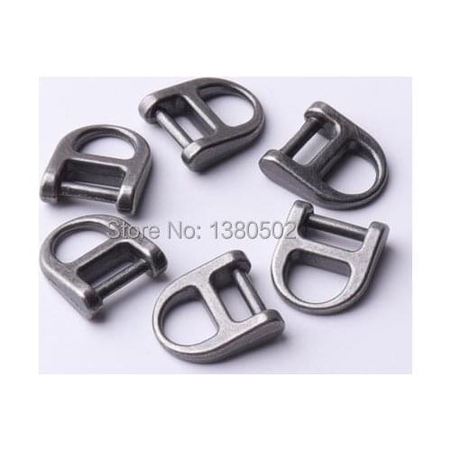 10pcs small size black color buckle D ring Webbing Strapping Bag Garment Accessories Diy Sewing tool