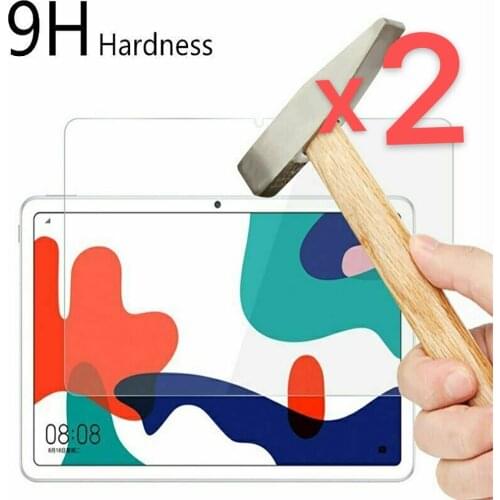 2Pcs Tablet Tempered Glass Screen Protector Cover for Huawei Matepad 10.4 Inch Full Coverage Protective Film