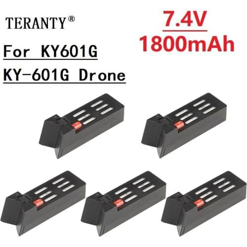 1/2/3/5/PCS Original KY601G KY-601G 7.4V 1800mAh KY601G Lipo Battery RC Quadcopter spare parts for KY601G KY-601G Drone battery