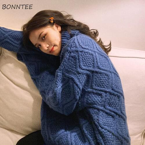 Женские вязаные пуловеры BONNTEE China At AliExpress