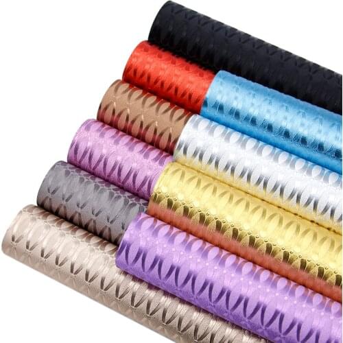 David accessories 20*33cm Plain Bump Printed Artificial Synthetic Leather For Hair Bow DIY Projects Handbag Shoes,1Yc9925