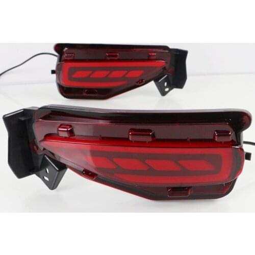 Rear Bumper Lights For Toyota Fortuner 2015 -2020 3-in-1 Functions Taillight headlights Led Stop Signal for Cars lada vesta