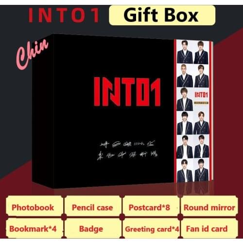 2021 Chuang Zao Ying INTO1 Group Photobook Luxury Gift Box PB Present Bookmark Postcard Greeting Card Badg Album Fashion Book