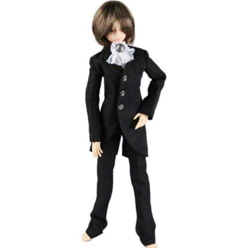 [wamami] 510# Black Swallow-Tailed Coat/Tuxedo/Suit For 1/3 SD DOD BJD Boy Doll