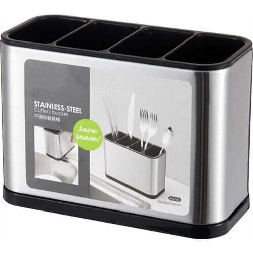 Kitchen Cutlery Organizer Knife Stand Plastic Drain Storage Holder Spoon Fork Chopstick Kitchenware Cooking Tool