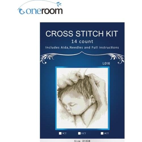Mother hugs children home Decor counted14ct white canvas similar DMC Cross Stitch kits14ct needlework Set DIY embroidery3th