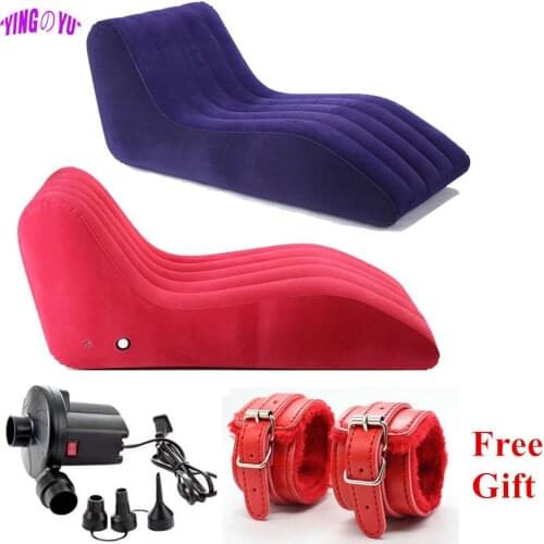 Inflatable Sex Furniture Erotic Sofa Bedroom Sexual Chairs Magic Cushion Love Position Sex Toys For Couples Women Men Adult Game