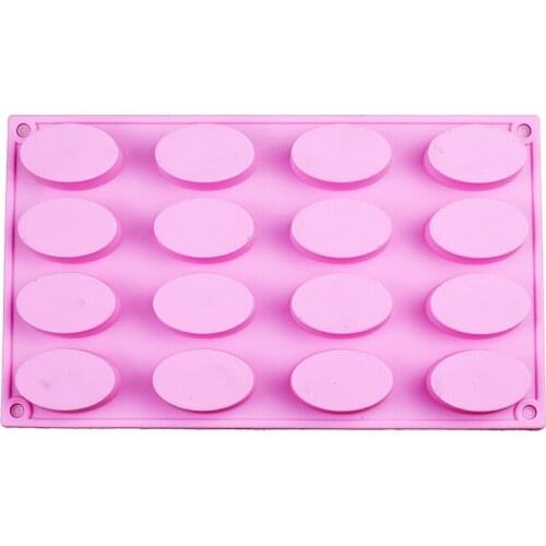 Nicole Oval Silicone Soap Mold DIY Handmade Chocolate Mould