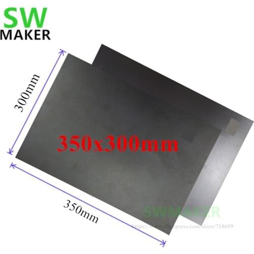 New 350x300mm Magnetic Print Bed Tape Flex Build Tape Kit For DIY Flyingbear Tornado 3D Printer Great For PLA Printing