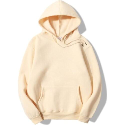 Wholesale Fleece Sweater Fashion Casual Custom Hoodie Men Sweatshirts 100% Cotton Blank Hoodie