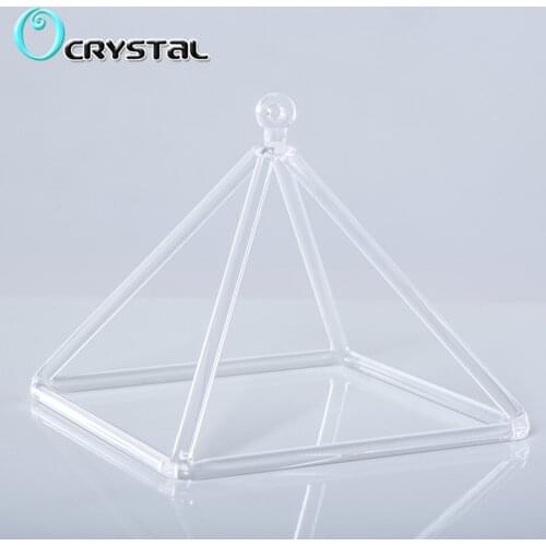 12 Inch Clear Quartz Crystal Singing Pyramid for Sound Healing 12