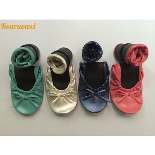 Rollasole Leopard Print Rollable Roll-Up Shoes for night club use