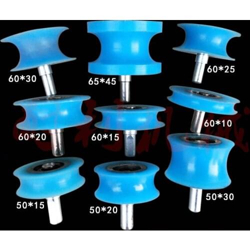 1pcs 60/80mm DIA wrapper silicone cone wheel woodworking machinery coating machine part wheels feed roller bearing ​12mm Axis