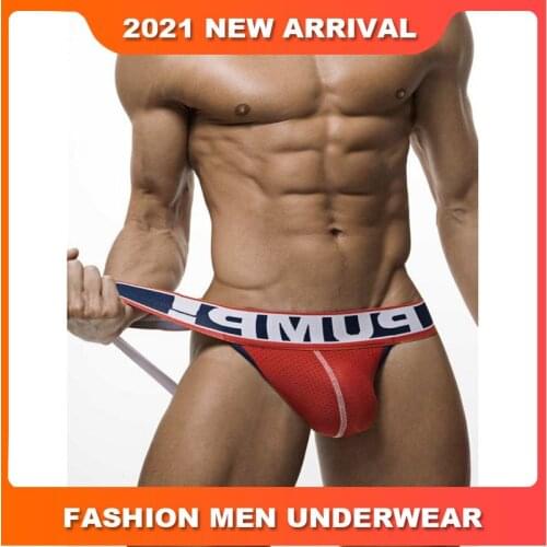 New Arrival Cotton Sexy Gay Underwear Men Thong Men Jockstrap Gay thongs G String Men Penis Pouch Gay Underwear U Pouch Cueca