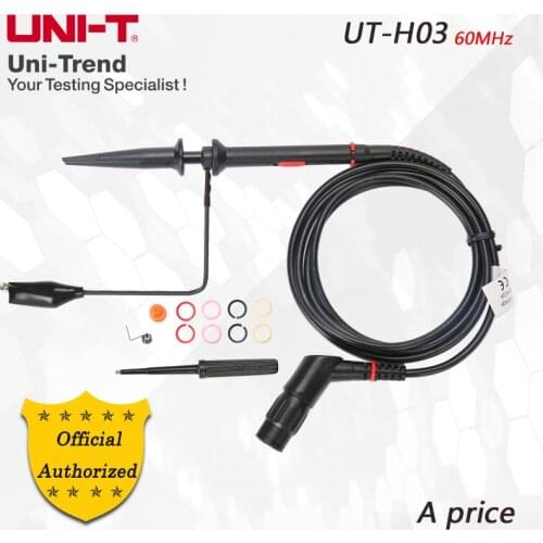 UNI-T UT-H03 Passive probe 60MHz; Handheld oscilloscope probe for UTD1050CL, UTD1062C series, etc