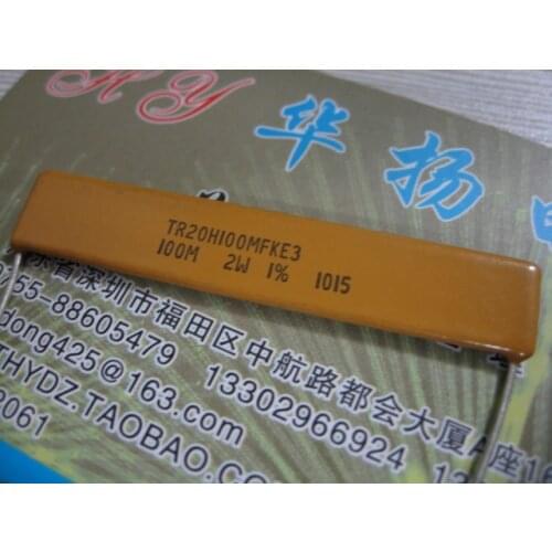 VISHAY DALE TR20H 100M FK 1% 2W 17.5KV Non-inductive Chip High Voltage Resistance