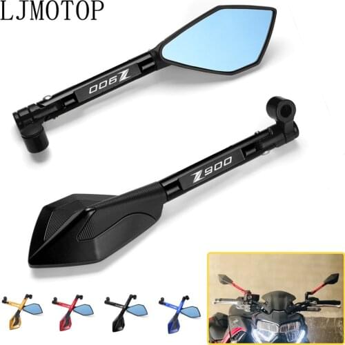 Z900 For kawasaki Z900 Z 900 Z650 Z 650 2017 2018 2019 2020 2021 Motorcycle CNC Aluminum Rear View Rearview Mirrors Side Mirror