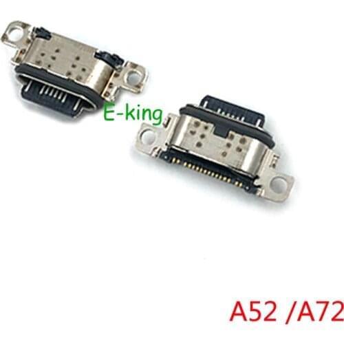 100PCS For Samsung Galaxy A52 A525F A526B A72 A725F A726B USB Charging Connector Plug Dock Socket Port