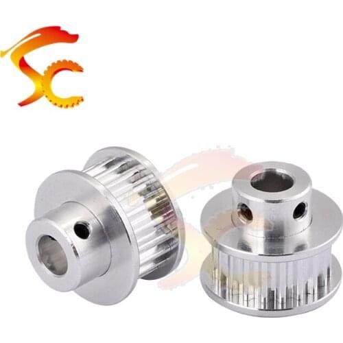 4pcs GT3 20 teeth bore 6.35mm+4pcs GT3 20 teeth bore 8mm belt width 6mm aluminum 3GT 20 teeth Free shipping