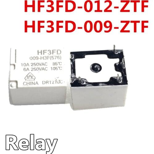 5pcs/lot HF3FD-009-ZTF HF3FD 009-ZTF (576) HF3FD-009-H3F HF3FD-012-ZTF 5 Pin 12VDC HF3FD 012-ZTF Relay HF3FD012-ZTF