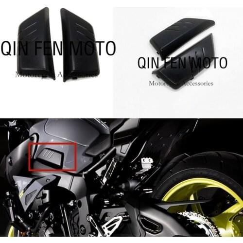 Motorcycle Tank Side Fairing Panel Kits Set Cover Fit For Yamaha MT10 2016 2017 2018 Black