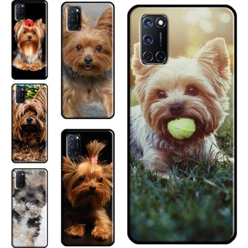 Yorkshire Terrier Dog Case For OPPO A15 A83 A91 A93 A31 A53 A5 A9 2020 A52 A72 A1K A3S A5S Reno2 Z F5 F7 Cover