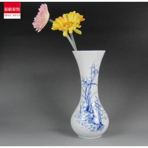 Shipping of Jingdezhen ceramics porcelain vase is a small orchid living room decoration decoration Home Furnishing