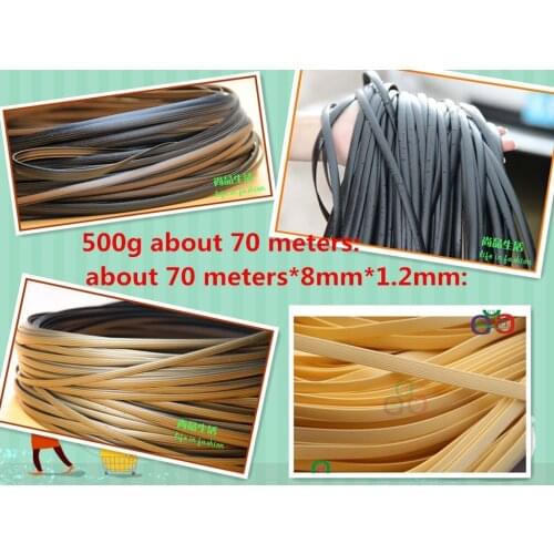 Coffee gradient flat synthetic rattan weaving material plastic rattan for knit and repair chair table,synthetic rattan