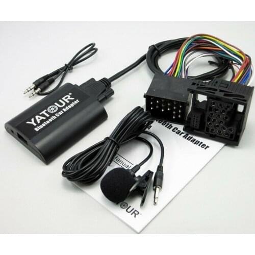Yatour Bluetooth Aux-in Music Adapter Changer Handsfree Car Kit For BMW 17PIN E46 E39 E38 CD Radio