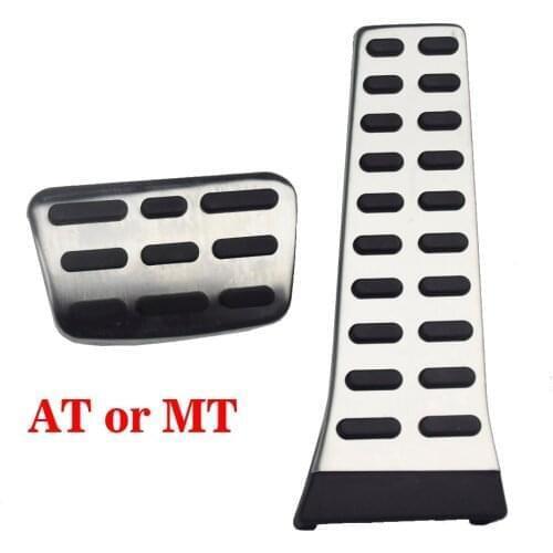 Stainless steel Brake Pedal Pad cover for Hyundai Sonata 8 for KIA Sorento Cadenza K5 K3 K3S K4 KX5 Sportage 2015 before