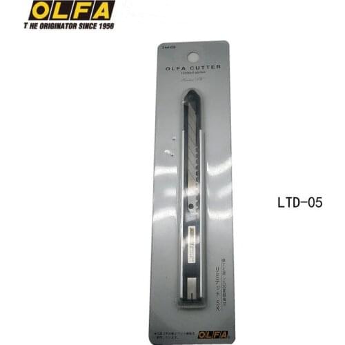 OLFA silver black series 9mm small size art 30 degree angle cutting knife tape breaker film knife LTD-05
