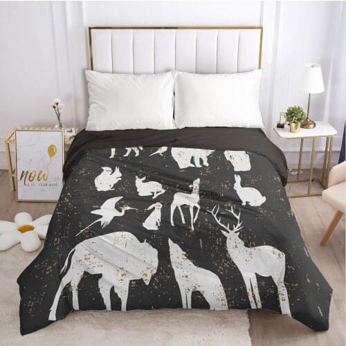 Customize 3D Duvet Cover with Zipper Comforter/Quilt/Blanket Cover 180x210 230x220 Bohemia Bedding Drop ship