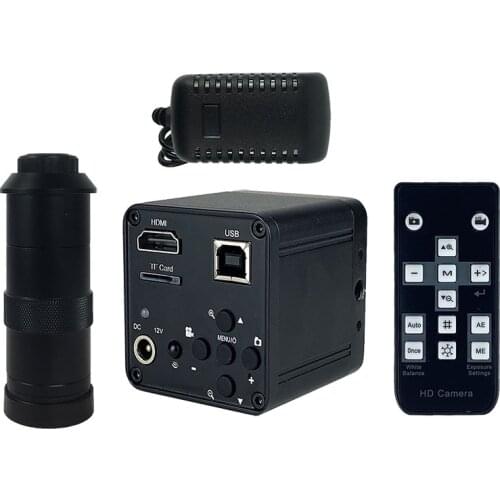 2021 Full HD 1080P 60FPS 2K 3800W 38MP HDMI USB Industrial Electronic Digital Video Microscope Camera For Phone CPU PCB Repair