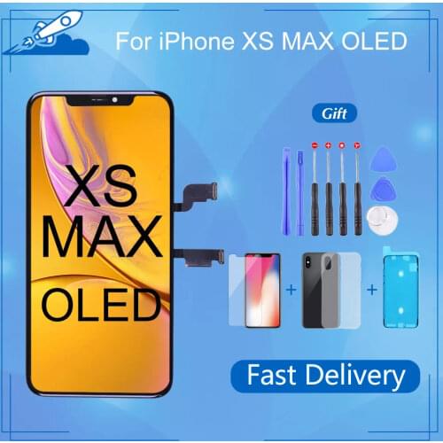 Best OLED For iPhone XS MAX LCD Touch Screen Display Assembly With 3D Force Touch Replacement No Dead Pixel Support Ture Tone