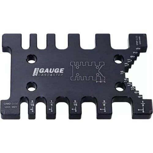 High Precision Tenon Caliper Meter Card Metric Imperial Carpentry Router Saw Measuring Ruler Table Machine Tool