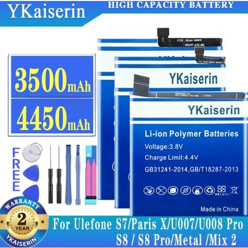 YKaiserin Ulefone Mix 2 Phone Batteries