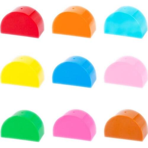 2×4 Arched Bricks Semi Dome Roof Large Particle Building Blocks Kids Educational Big Size Block Toys Baby Creativity Plaything