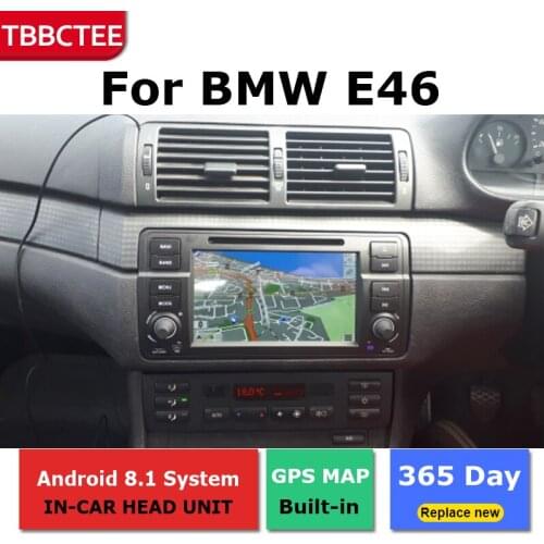 2 Din Android radio bluetooth GPS Navigation wifi Stereo video For BMW E46 1998~2004 Car Multimedia Player