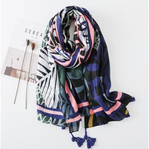 2021 Luxury Brand Fashion Silk Scarves Spring Summer New Style Cotton Scarf Women Sun-resistant Shawl winter cashmere