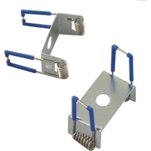 50pcs LED Panel Lamps Spring Clamp Buckle , Downlight Fixed Spring Clip With Metal Bracket For Recessed Lighting