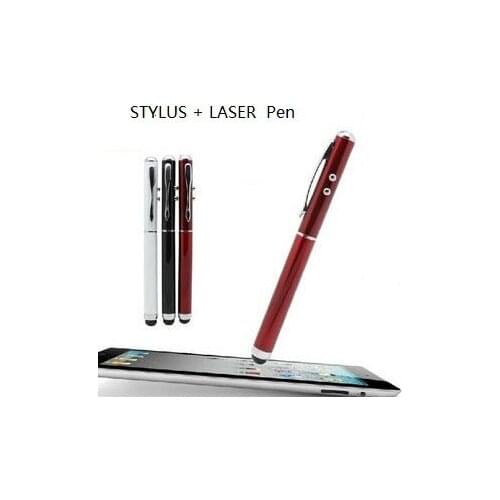 [Free 1 Side Engrave Logo] Stylus and Laser Metal Pen for Promotion/Gift/Office Use - Best Choice For Company Stylus Pen